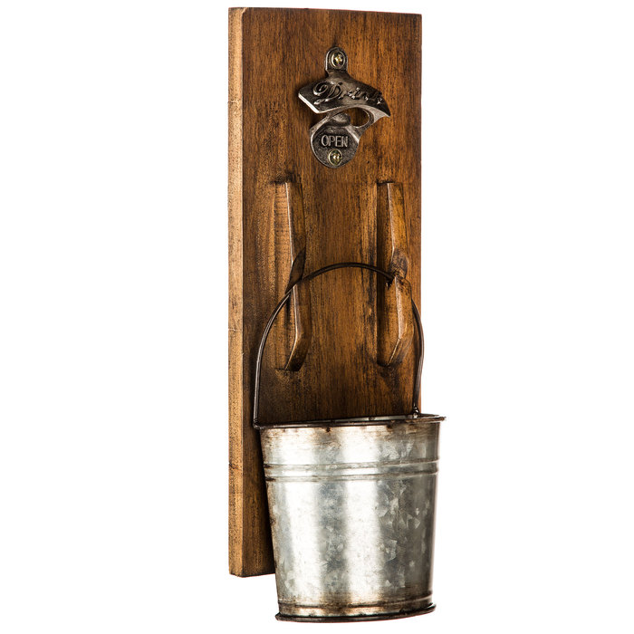Wood Bottle Opener & Bucket Hobby Lobby 1285964